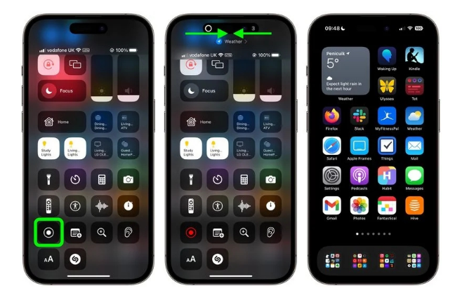 沙河苹果手机维修分享iPhone14录屏如何隐藏灵动岛和红色指示器 