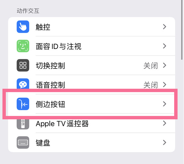 沙河苹果14维修店分享iPhone14 Plus侧键双击下载功能关闭方法 